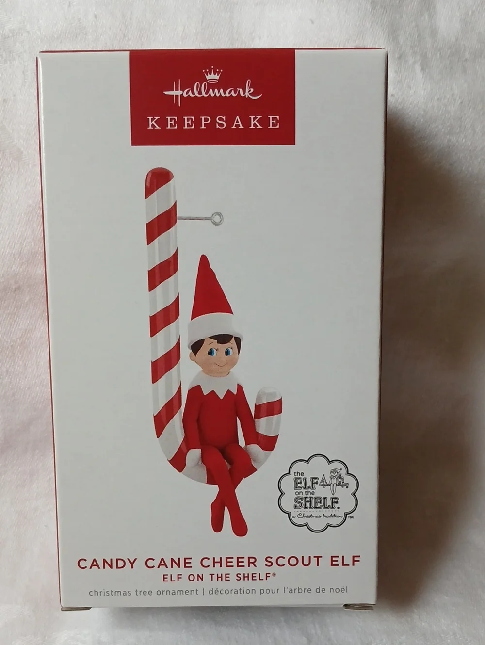 2022 Hallmark Keepsake Ornament CANDY CANE CHEER SCOUT ELF